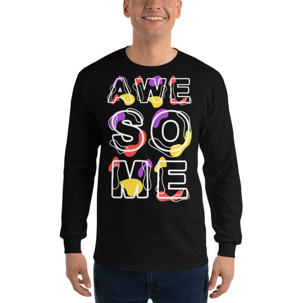 Awesome men’s Long Sleeve Shirt - Image 2