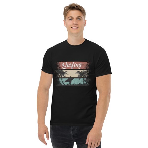 Surfing men`s T-shirt - Image 3