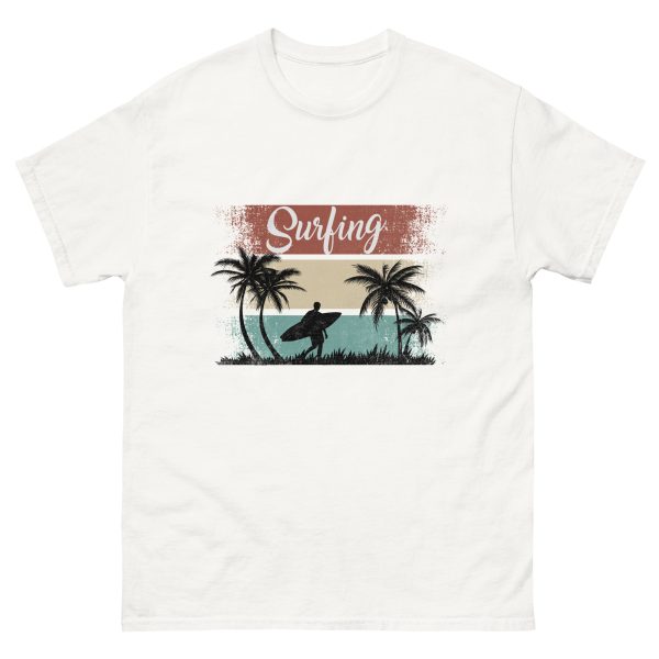 Surfing men`s T-shirt - Image 2