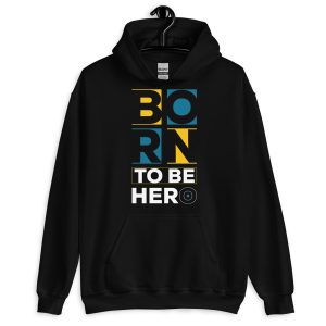 Born to be a hero men's Hoodie