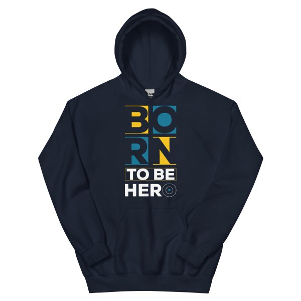 Born to be a hero men's Hoodie - Image 4